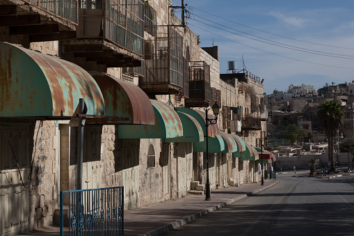 Hebron Old City has is occupied by Jewish settlers protected by IDF. Palestinians were removed from their homes in the Old City of Hebron.