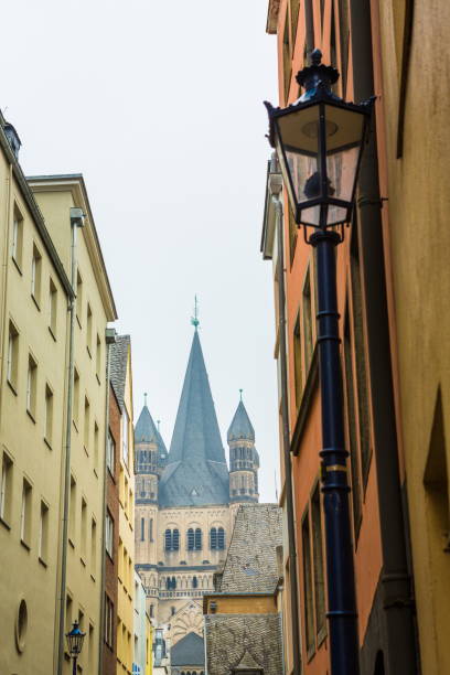 In Cologne Old Town the Great Saint Martin Church