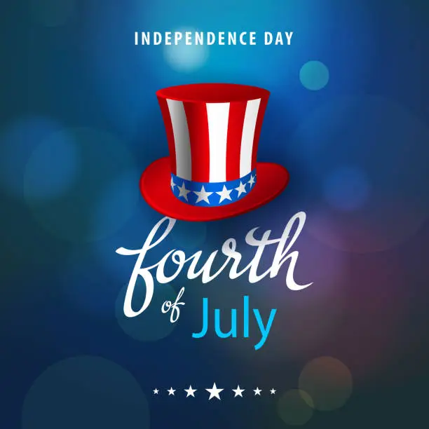 Vector illustration of Fourth of July Celebration