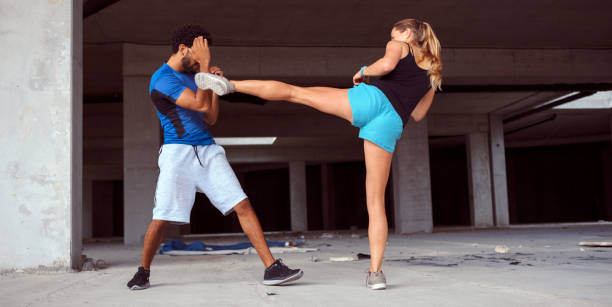 istock Ghetto gym and martial art training 696662950