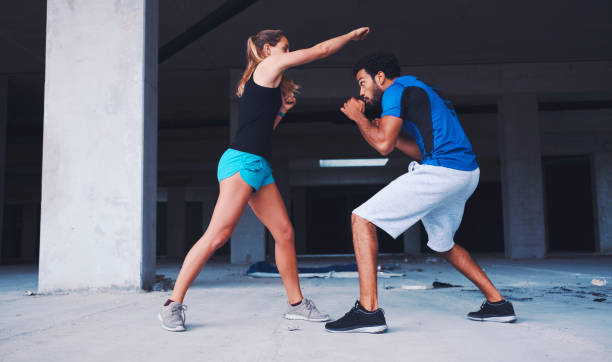 istock Ghetto gym and martial art training 696663226