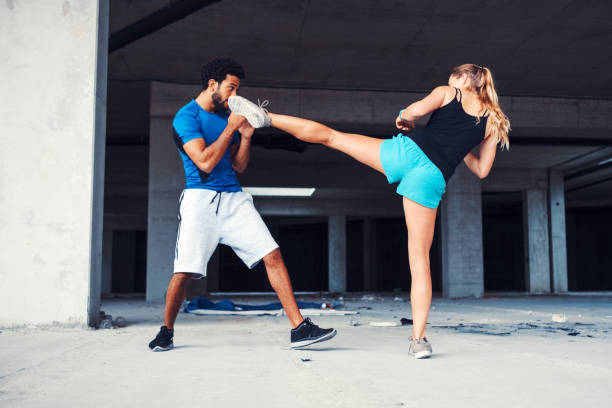 istock Ghetto gym and martial art training 696666092
