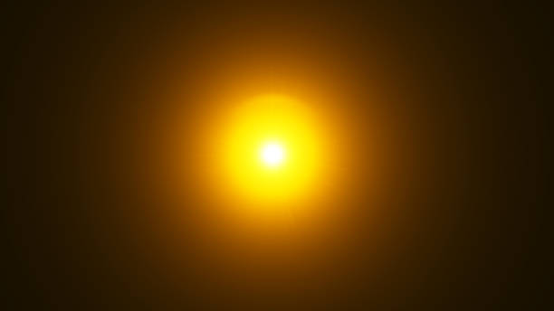 istock Realistic lens flares star lights and glow elements on background. 696668990