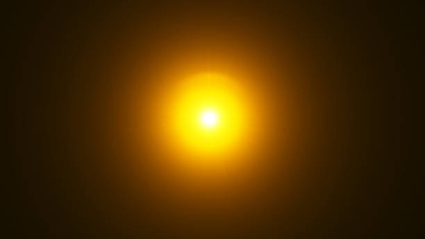 istock Realistic lens flares star lights and glow elements on background. 696669038