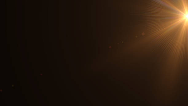 istock Realistic lens flares star lights and glow elements on background. 696669232