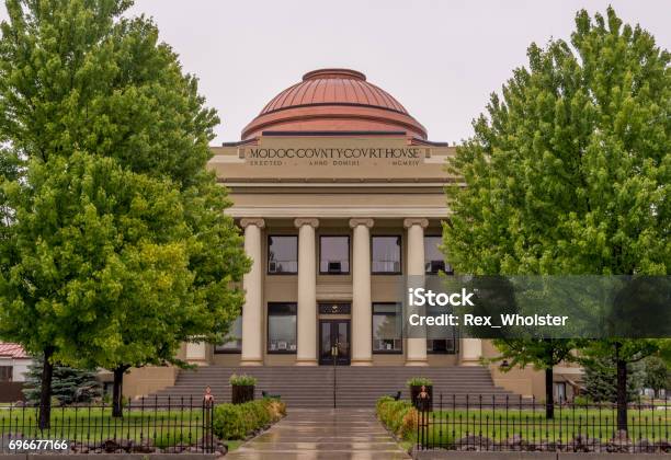 Modoc County Courthouse Stock Photo - Download Image Now - Modoc County - California, Architecture, Building Exterior