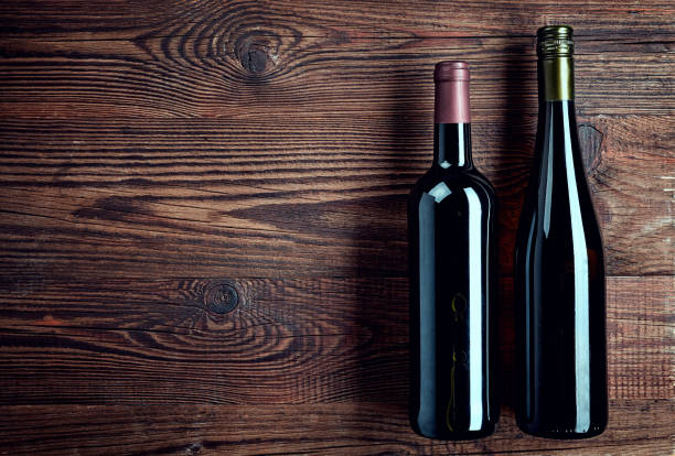 istock Bottles of red and white wine 696681218