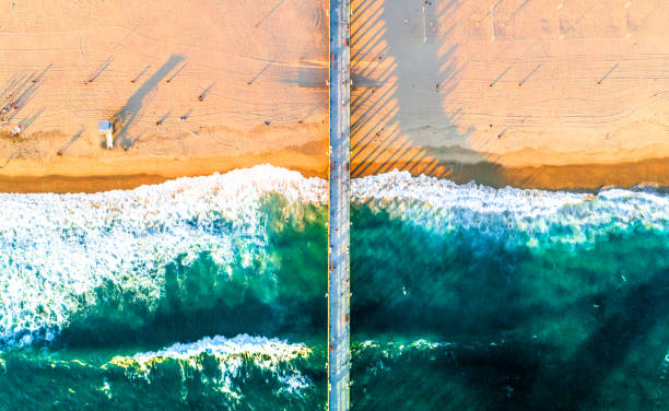 istock Manhattan Beach Pier at shoreline 696688116
