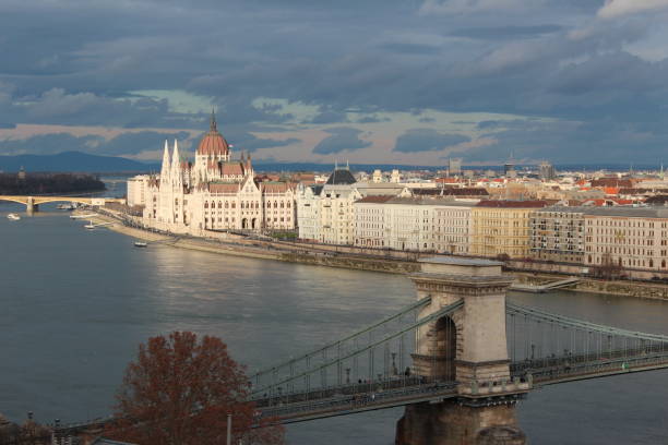 istock Parliament building in Budapest, Hungary 696697256
