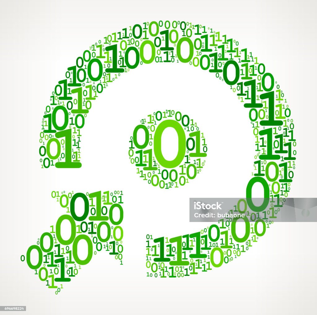 Target Binary Code Zero One Vector Illustration Stock Illustration ...