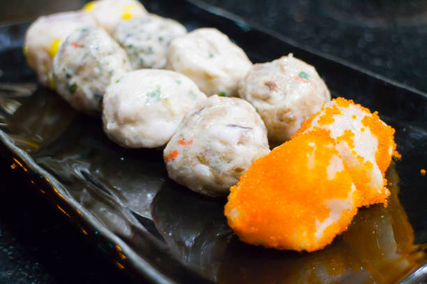 istock Varities of Fishball and Porkball 696707616