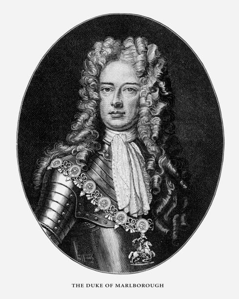 istock Marlborough, Duke of Marlborough, English Victorian Engraving, 1887 696737700