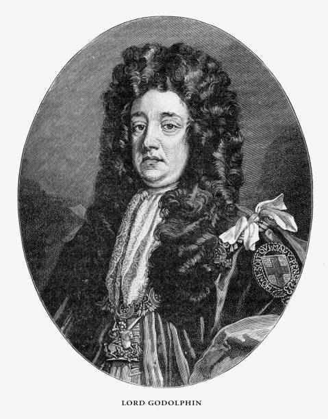 istock Godolphin, Lord Godolphin, English Victorian Engraving, 1887 696740910