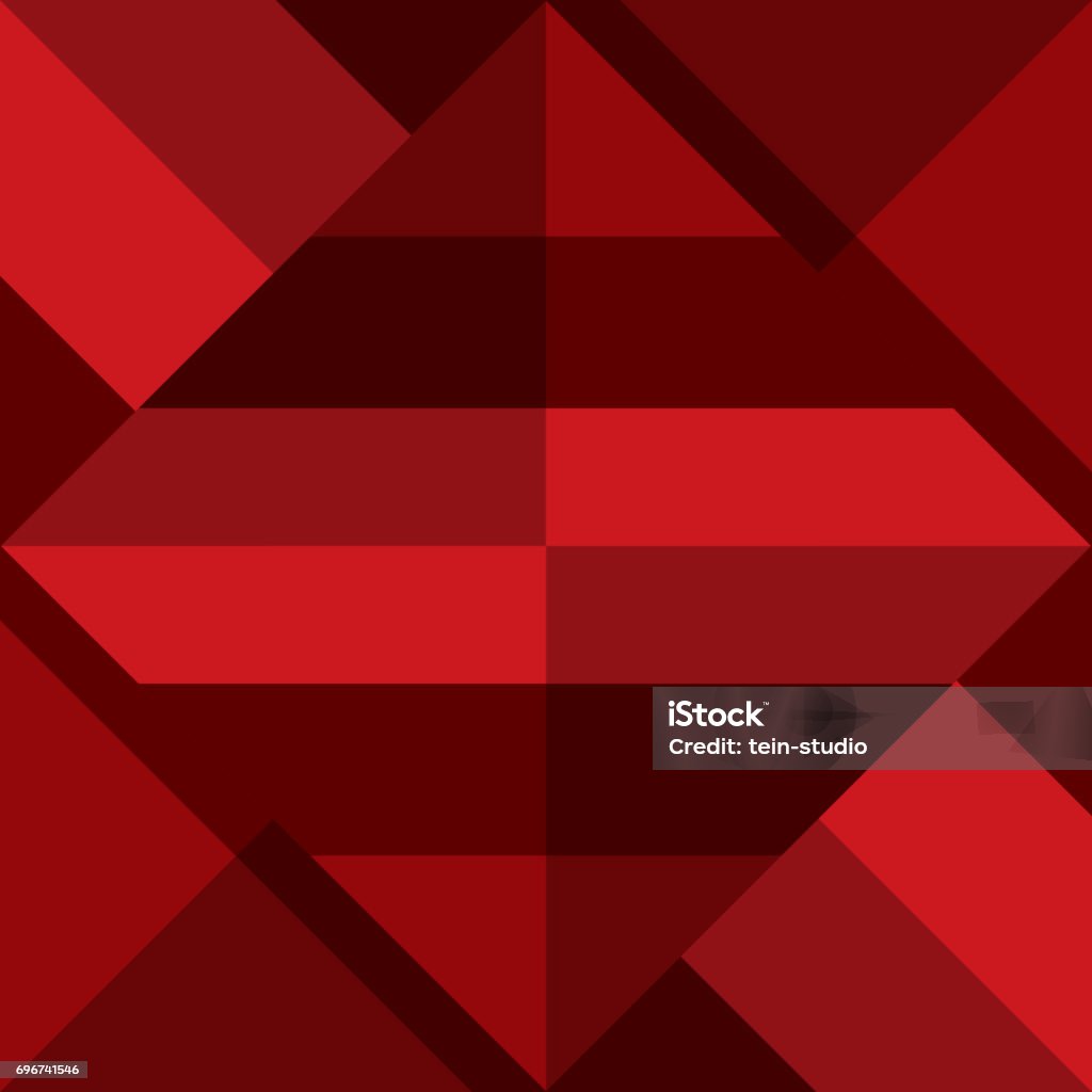 Red Geometry Background Red Geometry Background Stock Illustration - Download Image Now ...
