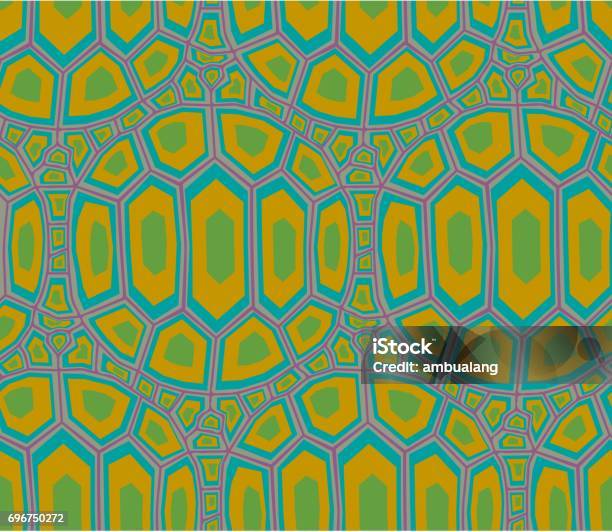 Turtle Shell Pattern Matching Seamless Turtle Shell Pattern Stock Illustration - Download Image Now ...