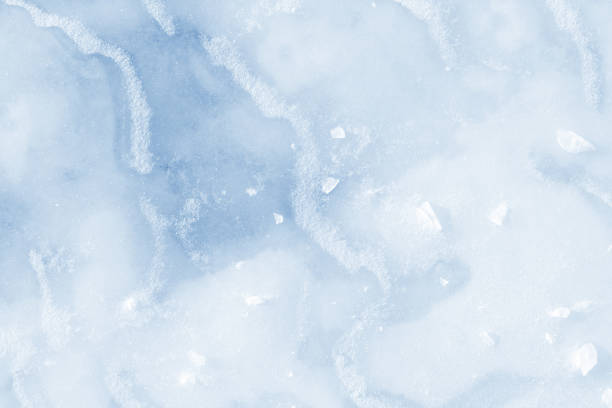 istock ice background texture. ice with different shapes and cracks. 696771150
