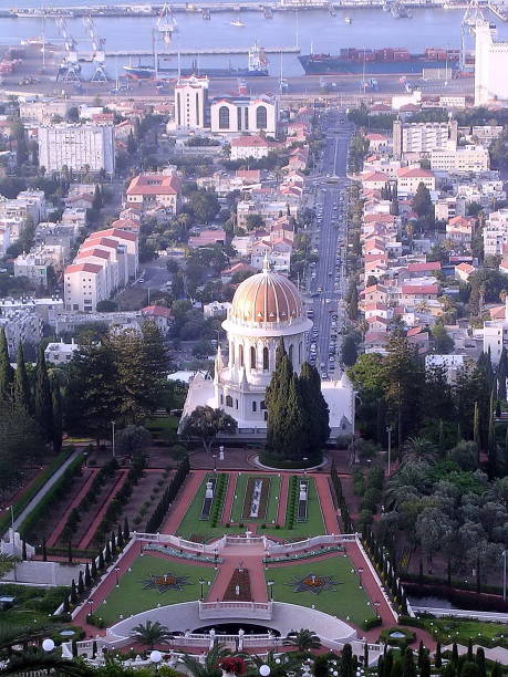 istock Haifa Bahai Gardens and port 2003 696789326