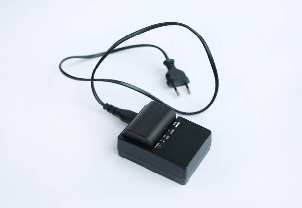 istock Charger with battery on white background. 696802706