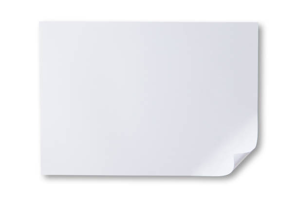 istock blank sheet of paper on white backgrounds, isolated 696803414