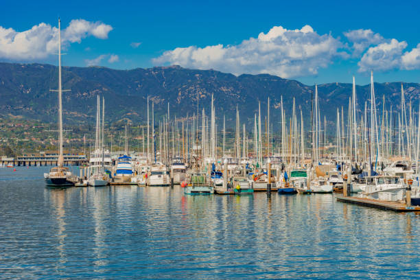 istock Santa Barbara Harbor filled with boats (P) 696807216