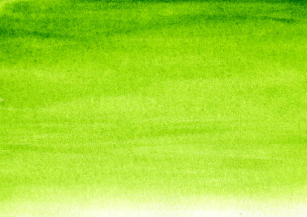 Graduated Watercolor Wash in Green