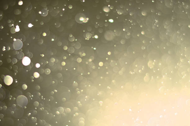 istock Beautiful bokeh and blurry on a gold background. 696816820