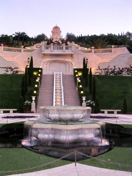 istock Haifa Bahai Gardens in the evening light 2003 696819934