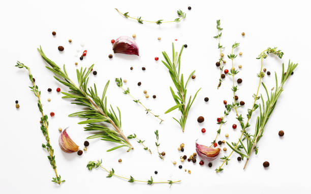 istock Herbs and spices - background for cooking 696838080