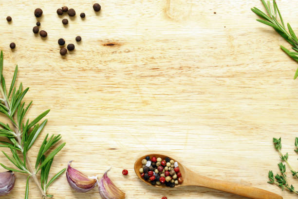 istock Herbs and spices - background for cooking 696838128