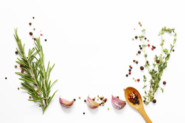 istock Herbs and spices - background for cooking 696838134