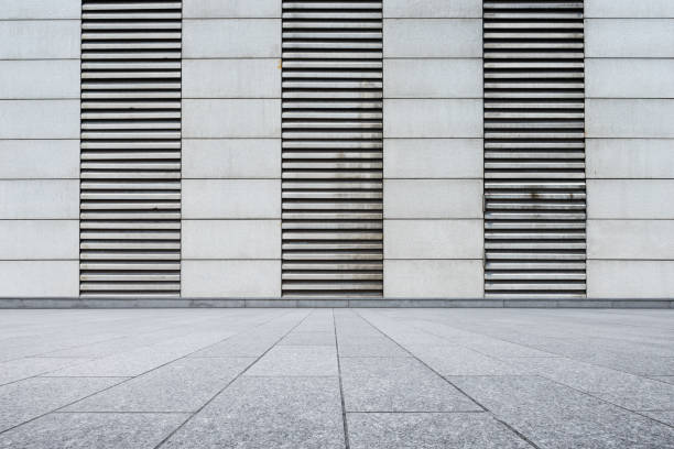 istock wall of modern building in city 696841792