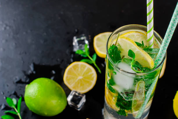 istock mojito cocktail wits lemons, limes and mint 696845020