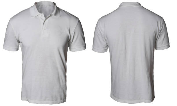 polo grigia mock up - polo shirt shirt clothing mannequin foto e immagini stock