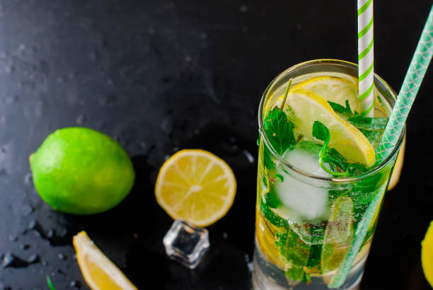 istock mojito cocktail wits lemons, limes and mint 696846598