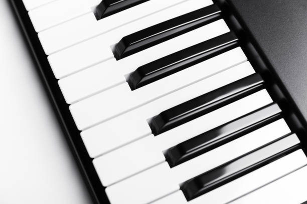 istock Piano and piano keyboard (Top view) 696860114