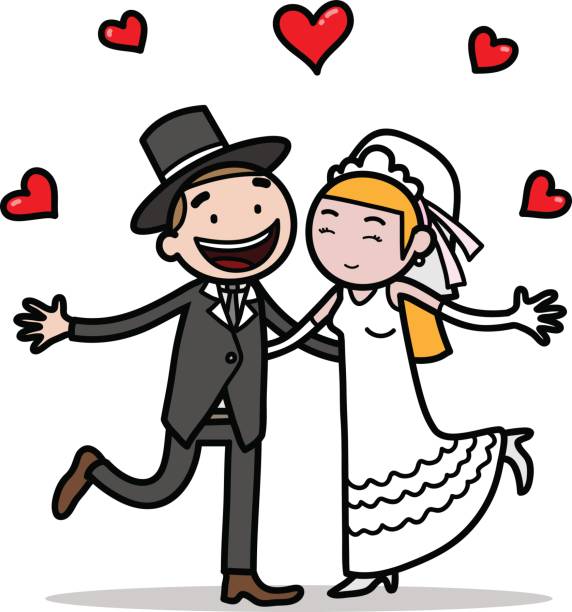 Cartoon Of The Wedding Anniversary Illustrations, Royalty-Free Vector  Graphics & Clip Art - iStock