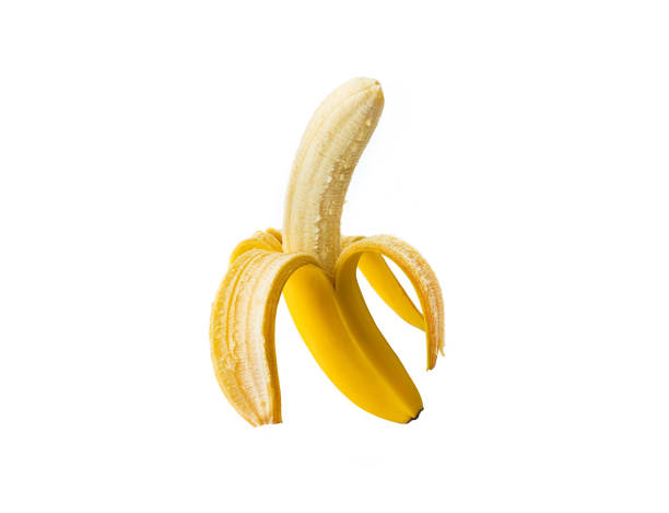 istock Bright yellow ripe banana 696876380