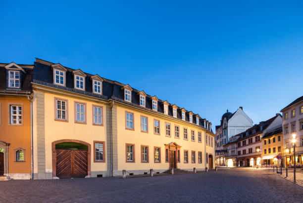 istock Old City houses in Weimar, Germany 696900832