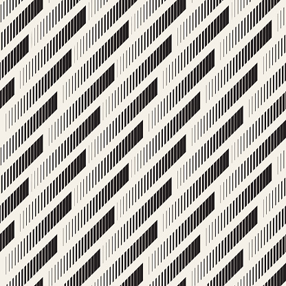 Line halftone gradient effect. Modern background design. Stylish geometric lattice.  Vector seamless pattern