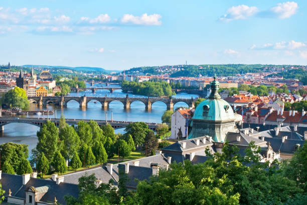 istock Prague Bridges in the Summer. Czech Republic. 696916450