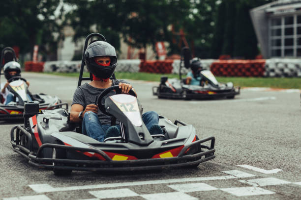 istock Family go-Karts 696919610