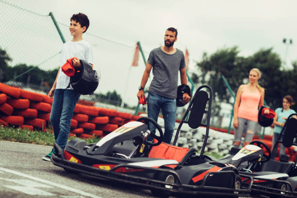 istock Family go-Karts 696919768