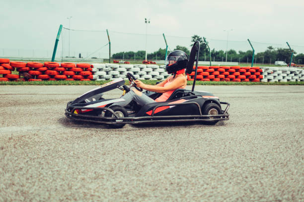 istock Family go-Karts 696920128