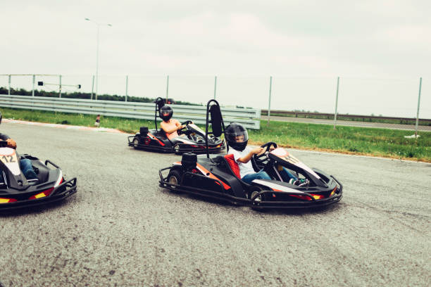 istock Family go-Karts 696921592