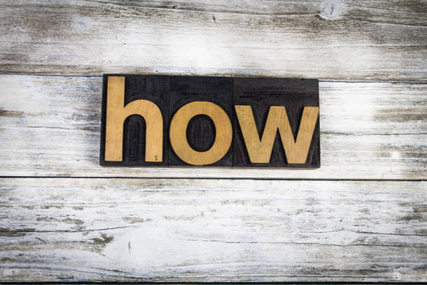 istock How Letterpress Word on Wooden Background 696921750