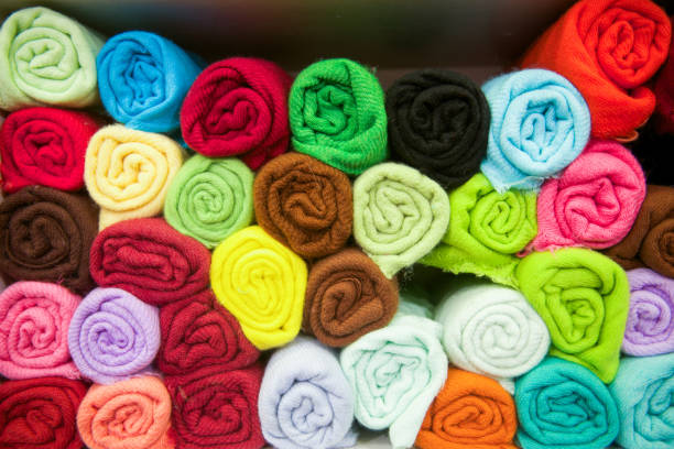 istock cashmere fabric for sell in store 696936434
