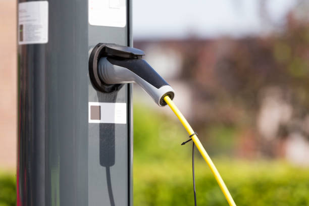 istock Electric hybrid car charging station 696941298