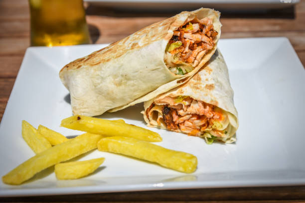 istock Doner chicken kebab Turkish meal. 696946792