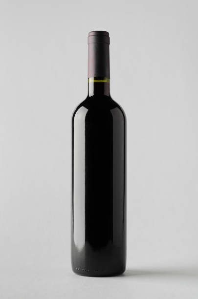 Wine Bottle Mock-Up Wine Bottle Mock-Up wine bottle photos stock pictures, royalty-free photos & images