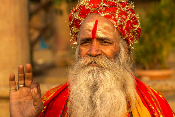 istock Sadhu in Varanasi, India 696962620